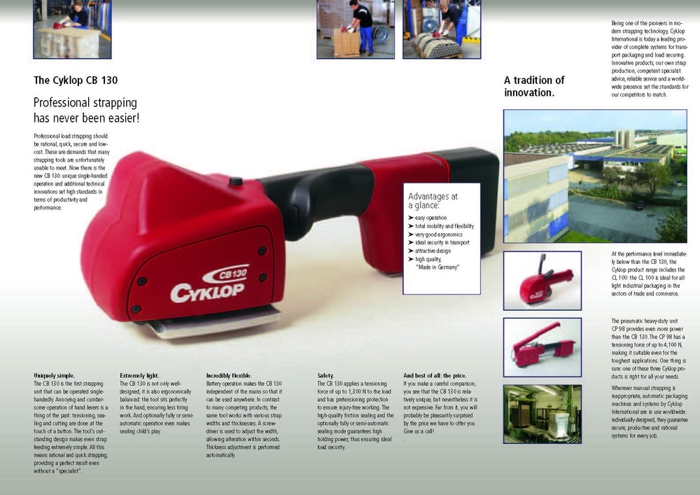 Cyklop CB130 Plastic Strapping Banding Tool