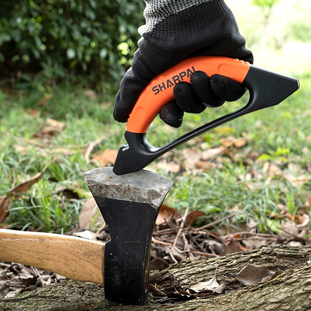 3-In-1 Knife, Axe Hatchet Machete & Scissors Sharpener Garden Tool Sharpener New