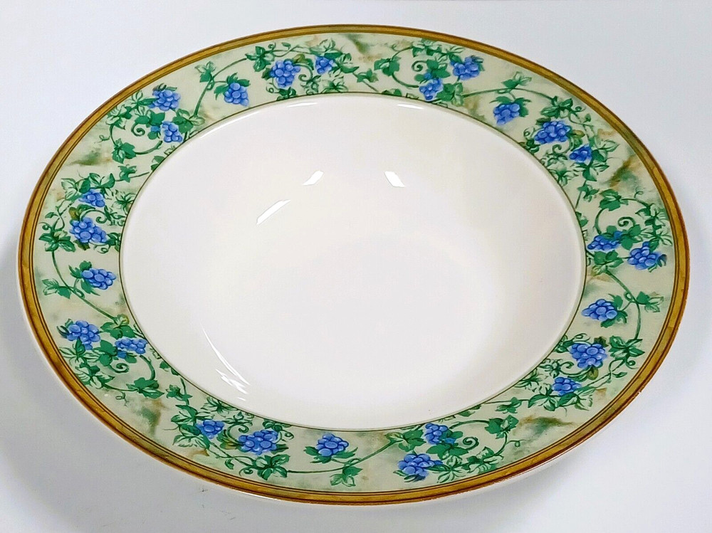 Christopher Stuart Optima Vegetable Serving Bowl Chambord 10-7/8" Fine China