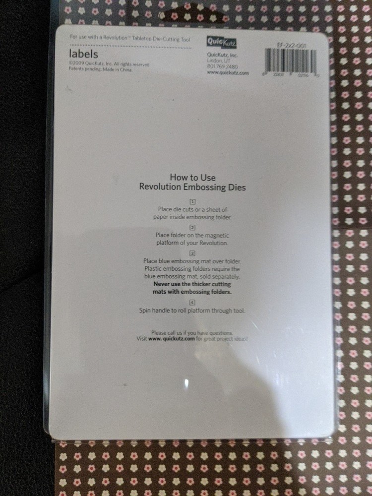 Embossing Labels