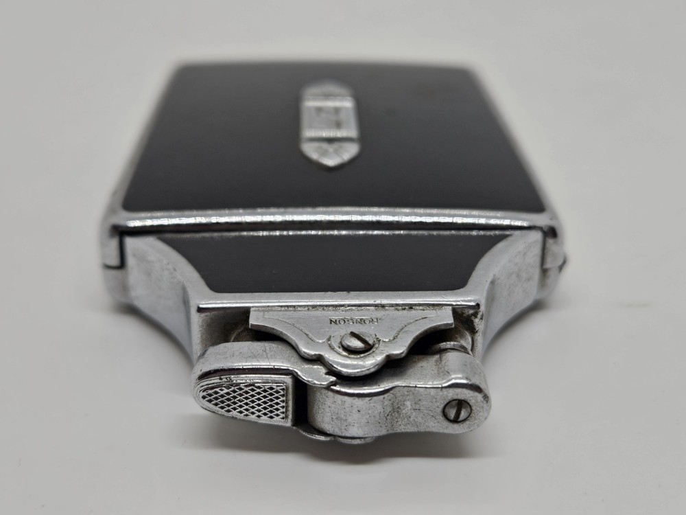 Vintage RONSON Mastercase Art Deco Combination Cigarette Case with Lighter