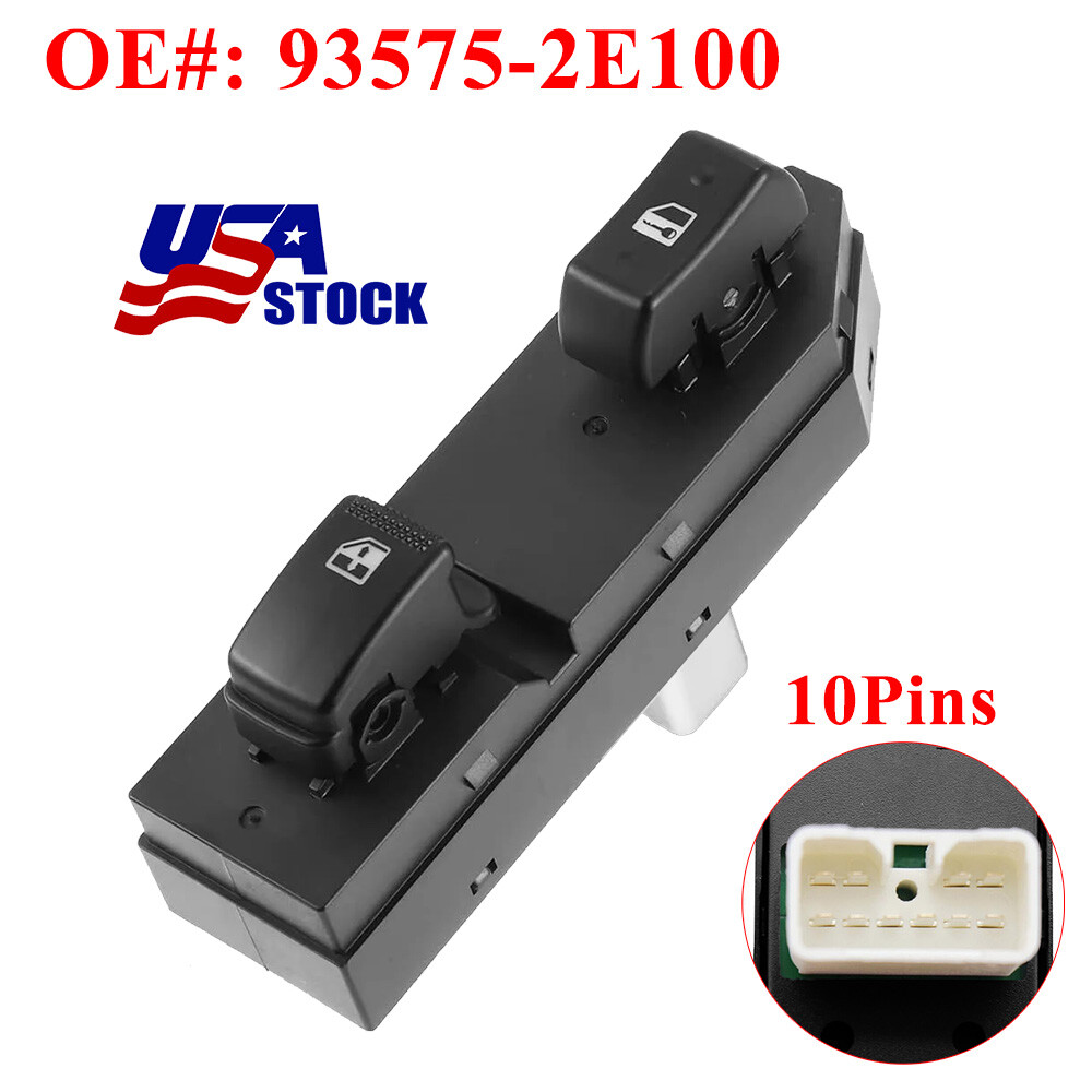 Power Window Switch 935752E100, Front Right Passenger Side Control 93575-2E100