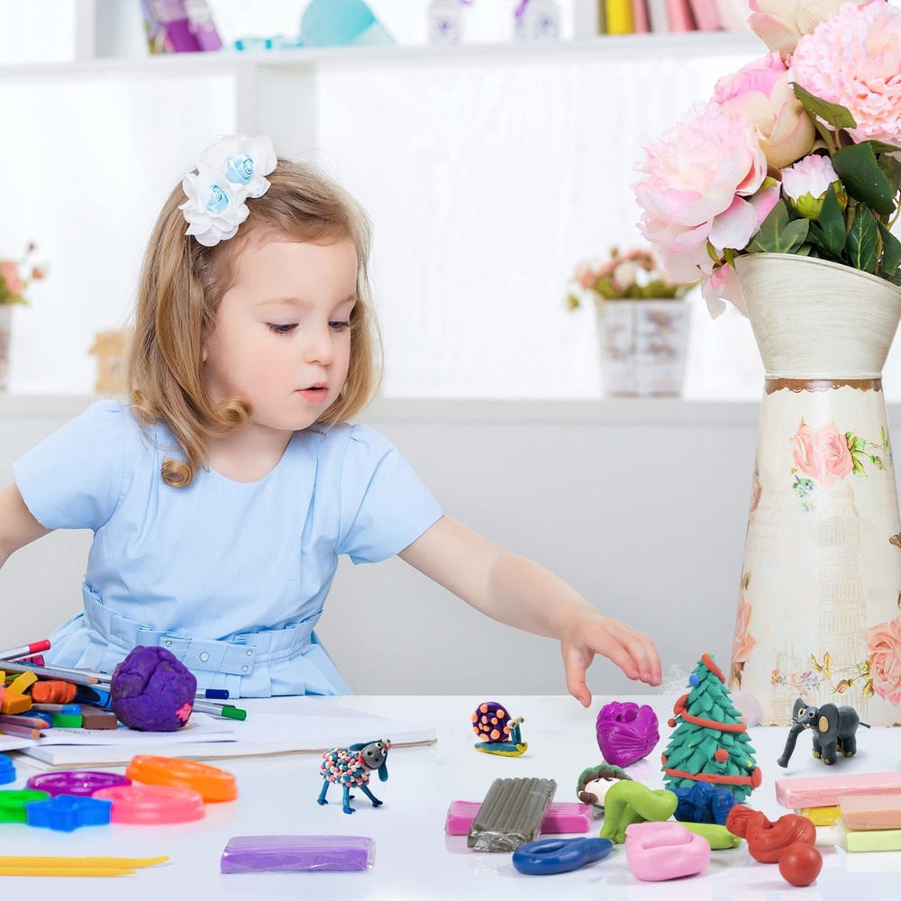 Polymer Clay 72 Colors, Modeling Clay for Kid Sets - Includes Sculpting Tools...