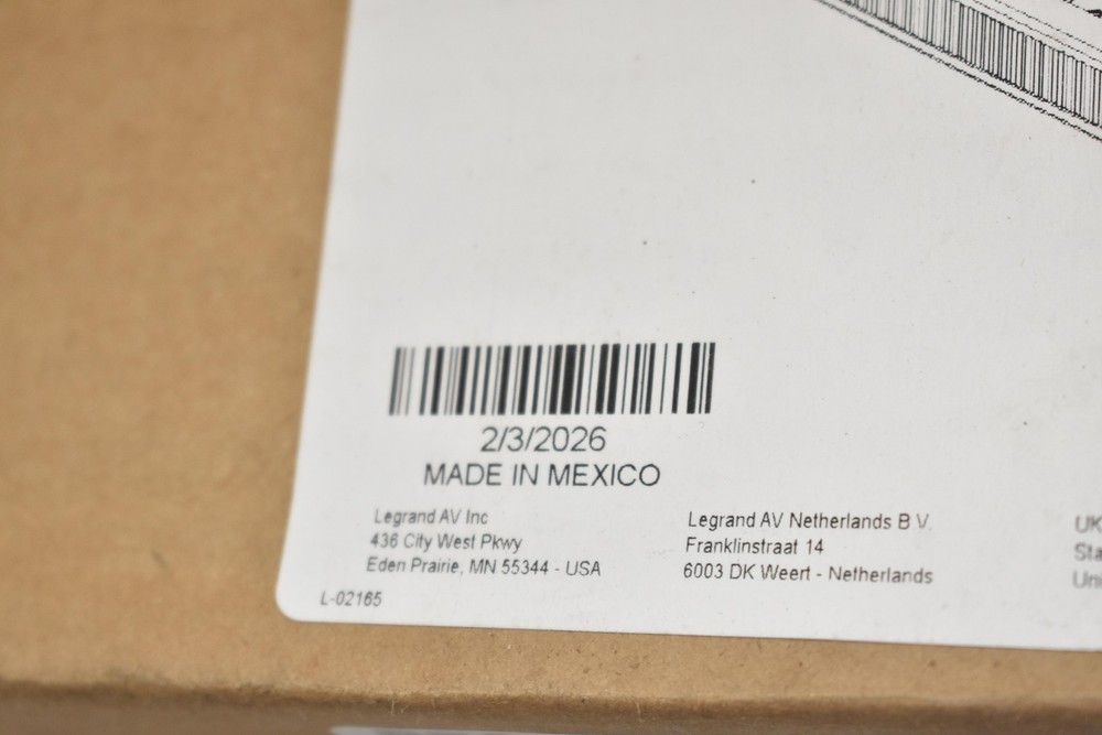 Middle Atlantic BR2 2SP Brush Grommet Panel Black 2U Rack Cable Pass-Through