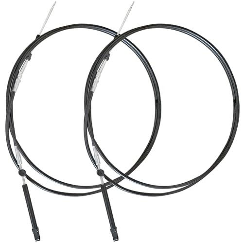 2PCS GEN II Throttle Shift Remote Control Cable Compatible with 10FT