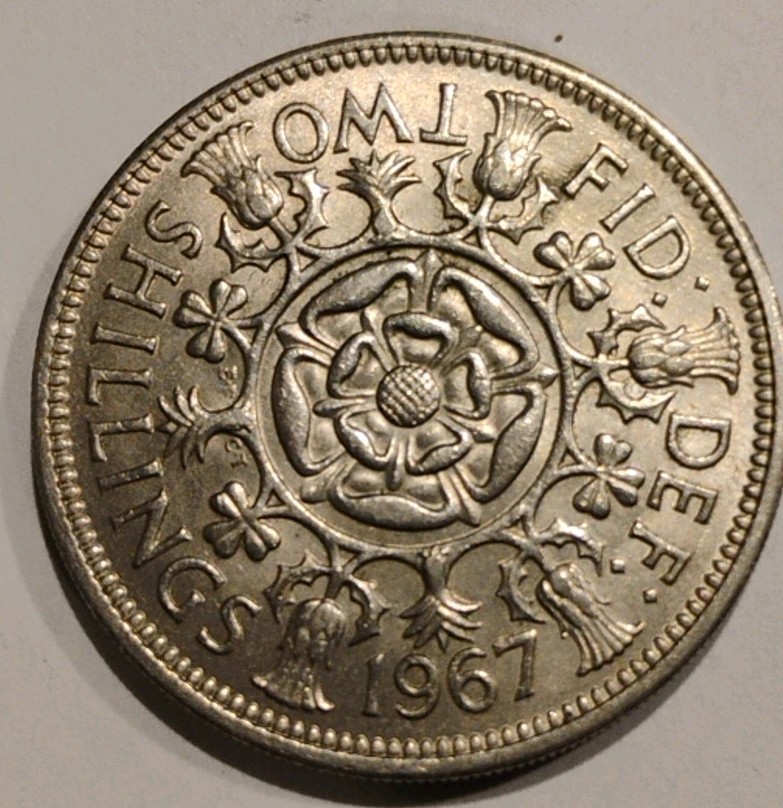 1967 British 2 Shelling Coin