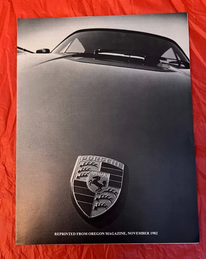 1982 Porsche "OREGON MAGAZINE ARTICLE" - Reprint Car Brochure / Article