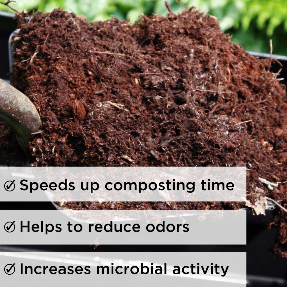 Dr. Connie’s Compost Plus 100x Concentrated Natural Compost Accelerator | Fas...