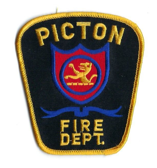 Picton ON Ontario CANADA Fire Dept patch - NEW!