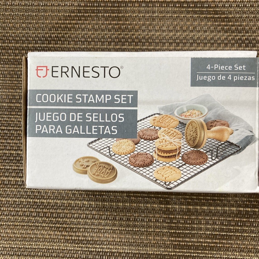 Ernesto Cookie 4 Piece Stamp Set ~ NIB ~ HTF