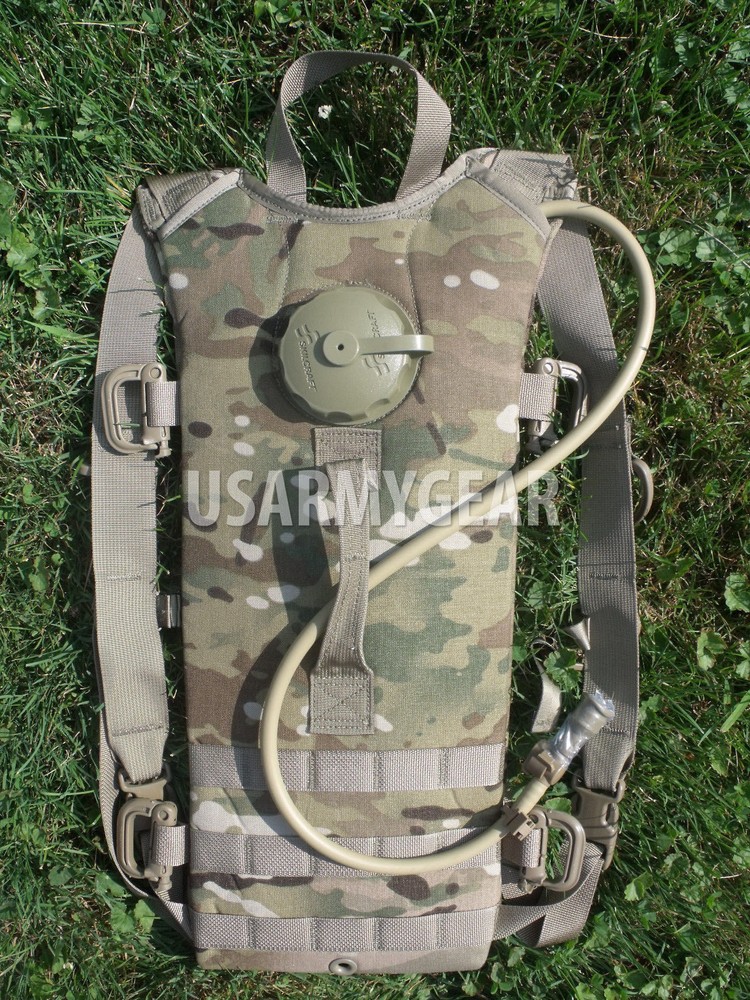 US MOLLE II Multicam Hydration System Carrier or 100 oz 3L Bladder Bag Back Pack
