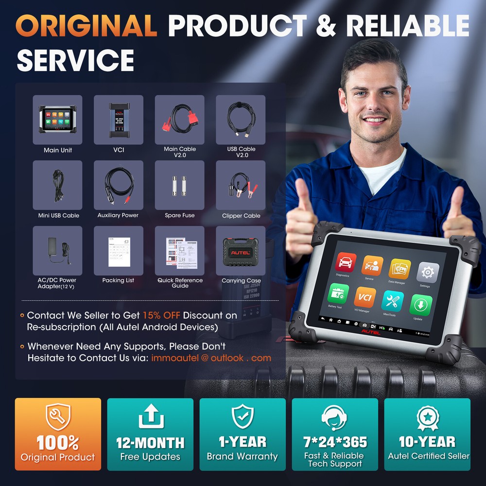 Autel MaxiSys Elite II Pro ULTRA Diagnostic Scanner J2534 Programming Key Coding