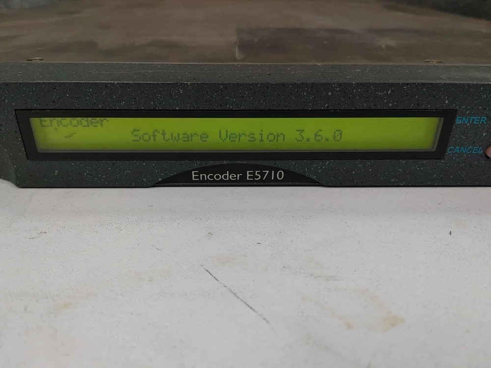 Tandberg Encoder E5710 Mpeg 2 SD Evolution 1RU Encoder
