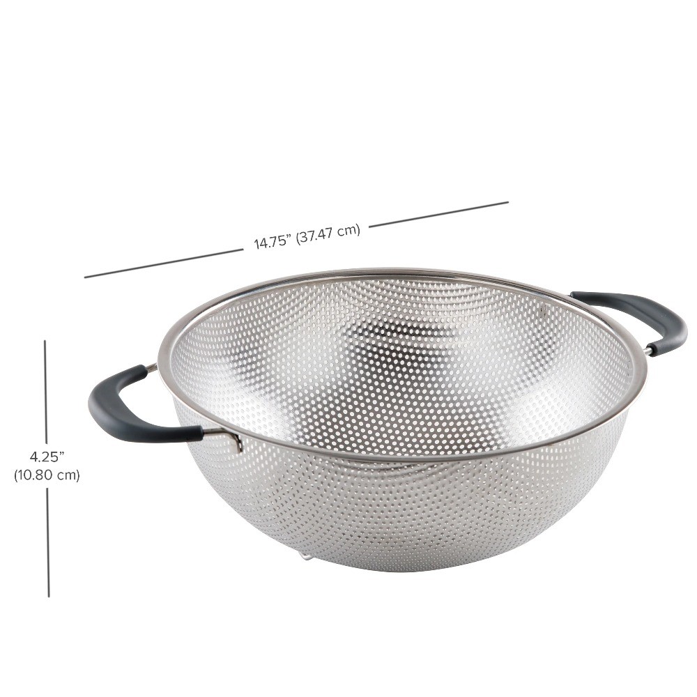 Solutions 5 Qt Stainless Steel Colander