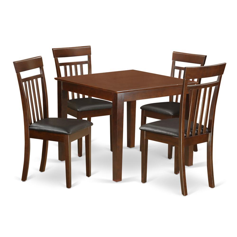 5 PC Kitchen Table set with a Dining Table and 4 Kitchen Chairs ...