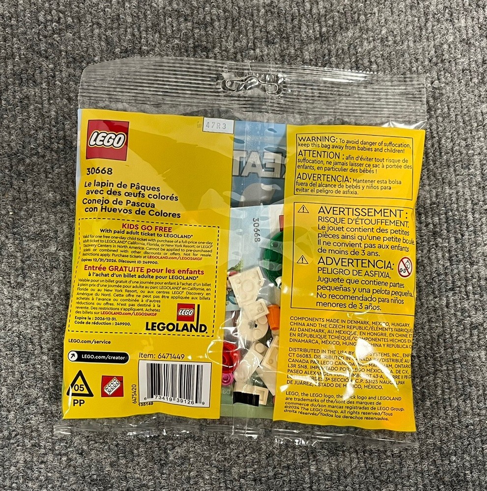 LEGO 30668 Creator Easter Bunny with Colorful Eggs Polybag