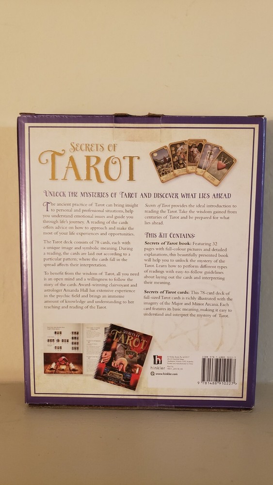 Secrets Of Tarot Cards Deck Box Set Cards Book