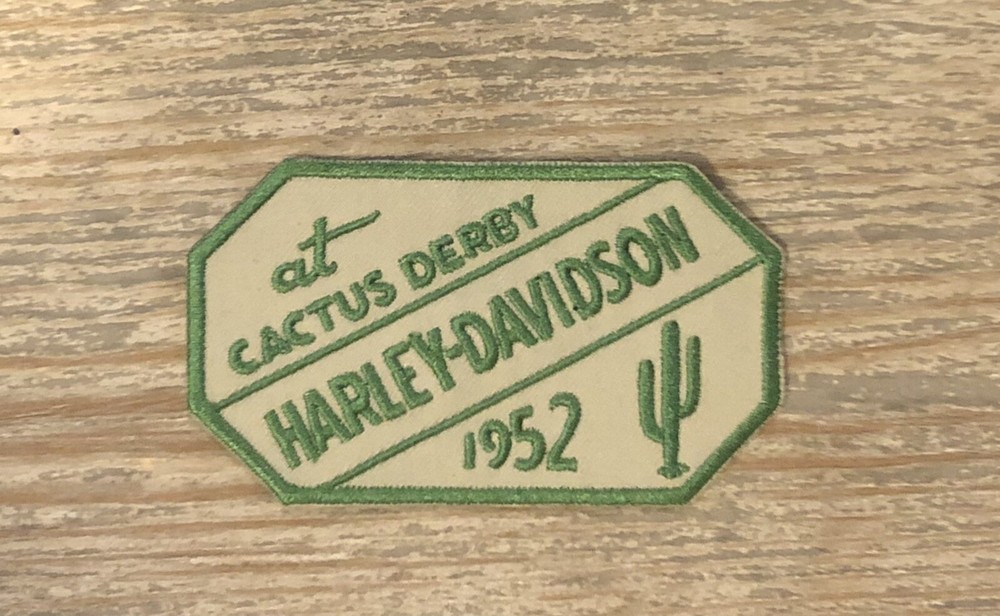Retro Harley Davidson "At Cactus Derby 1952" Patch