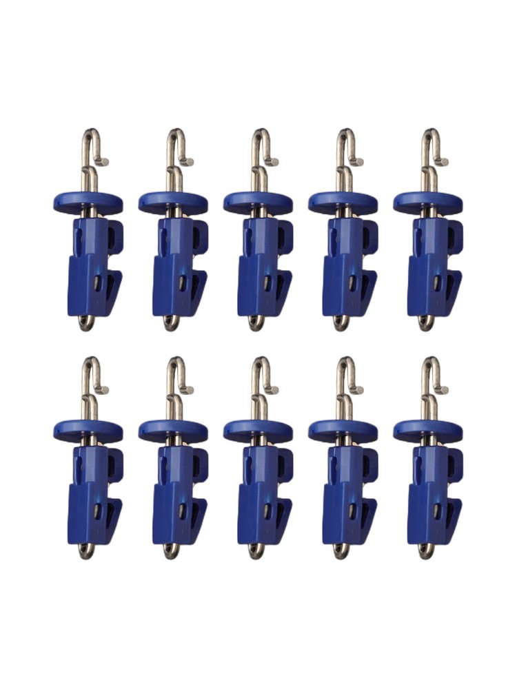 10pcs Versatile Bait Clip Quick Hook Release Tool Umbrella Type Simple Hook Tool