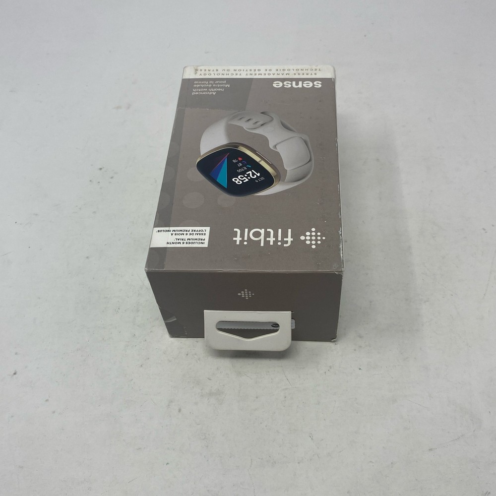 Fitbit Sense Smartwatch Lunar White/Soft Gold FB512GLWT