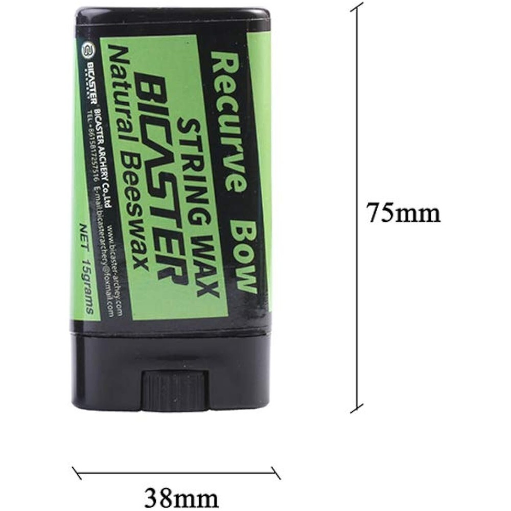 BICASTER Archery String Wax Pure Natural Beeswax Handmade