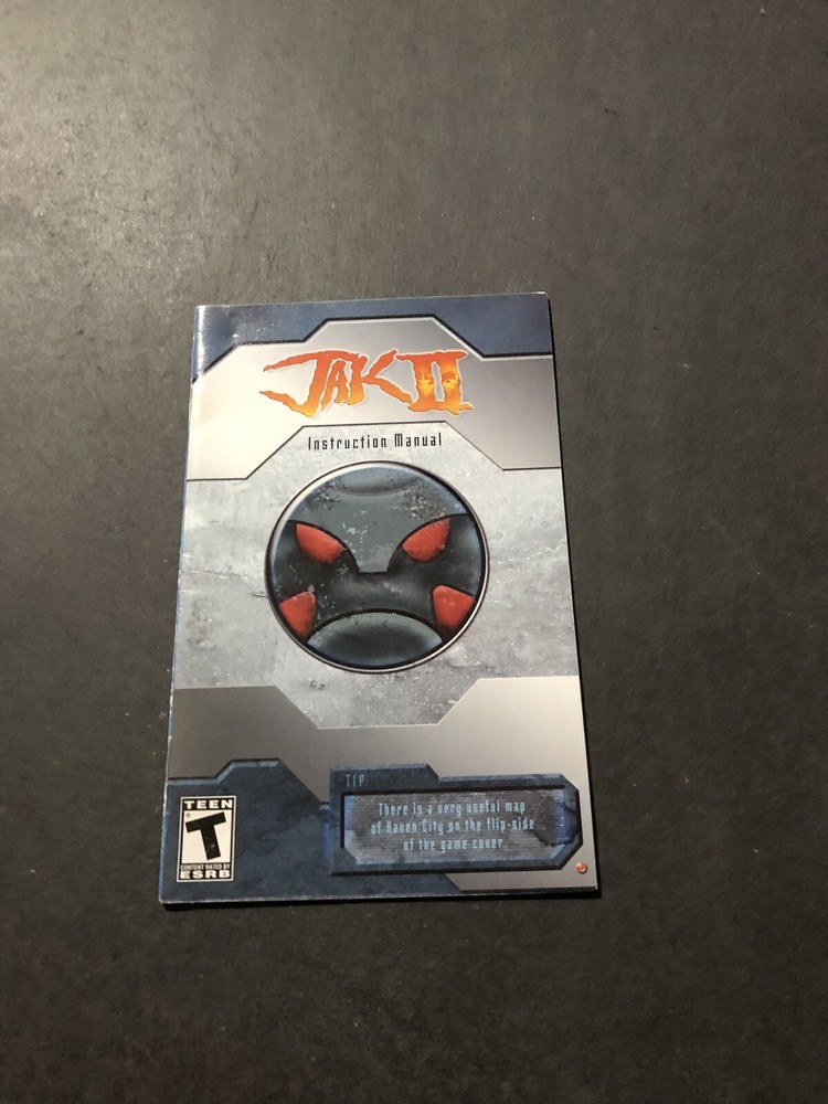 Jak 2 ps2 manual Only