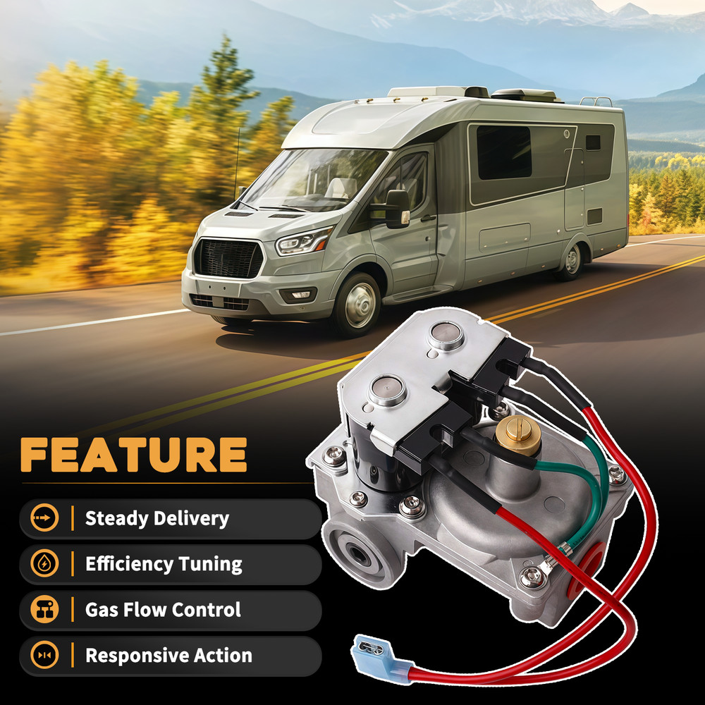 For Atwood 6-10 Gal RV Water Heater Solenoid Gas Valve 93870 93844 93321 92078