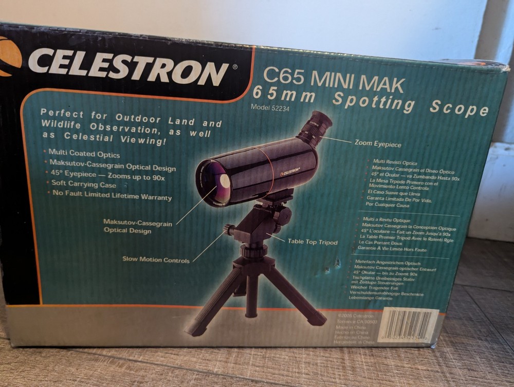 Celestron C65 MINI MAK 65mm Sporting Scope brand new