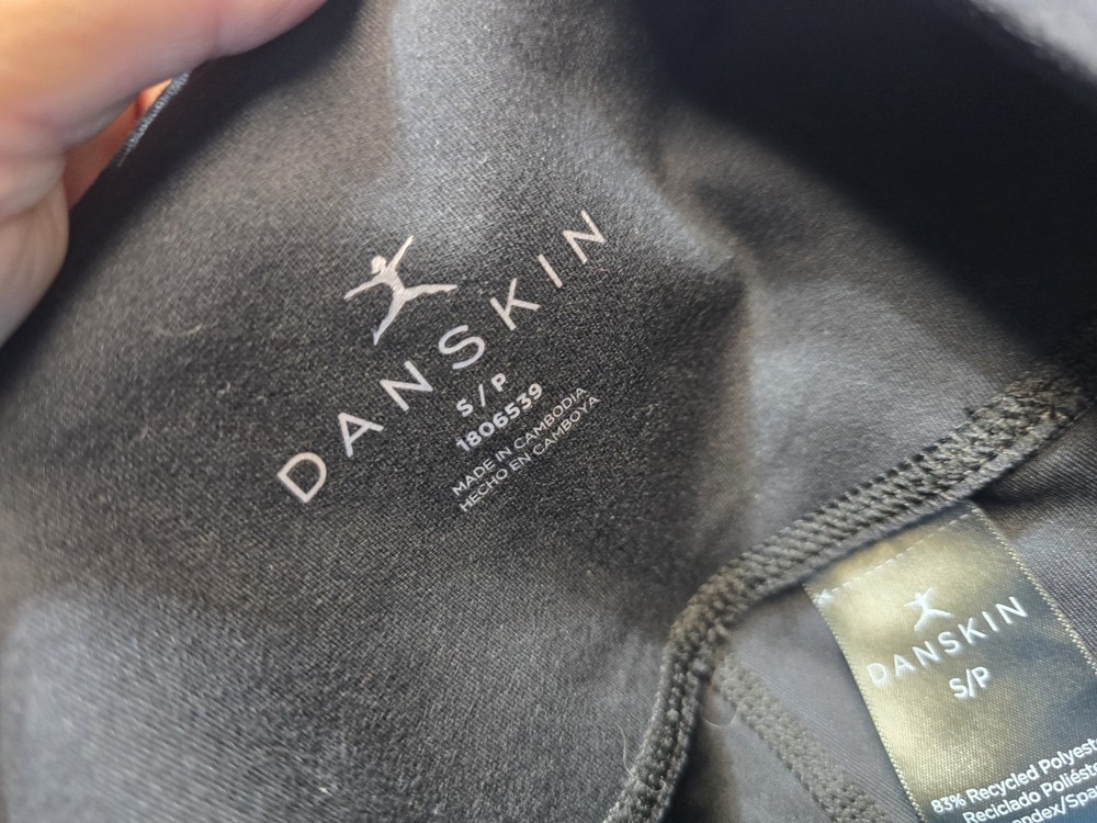 danskin leggings Small Black Pockets
