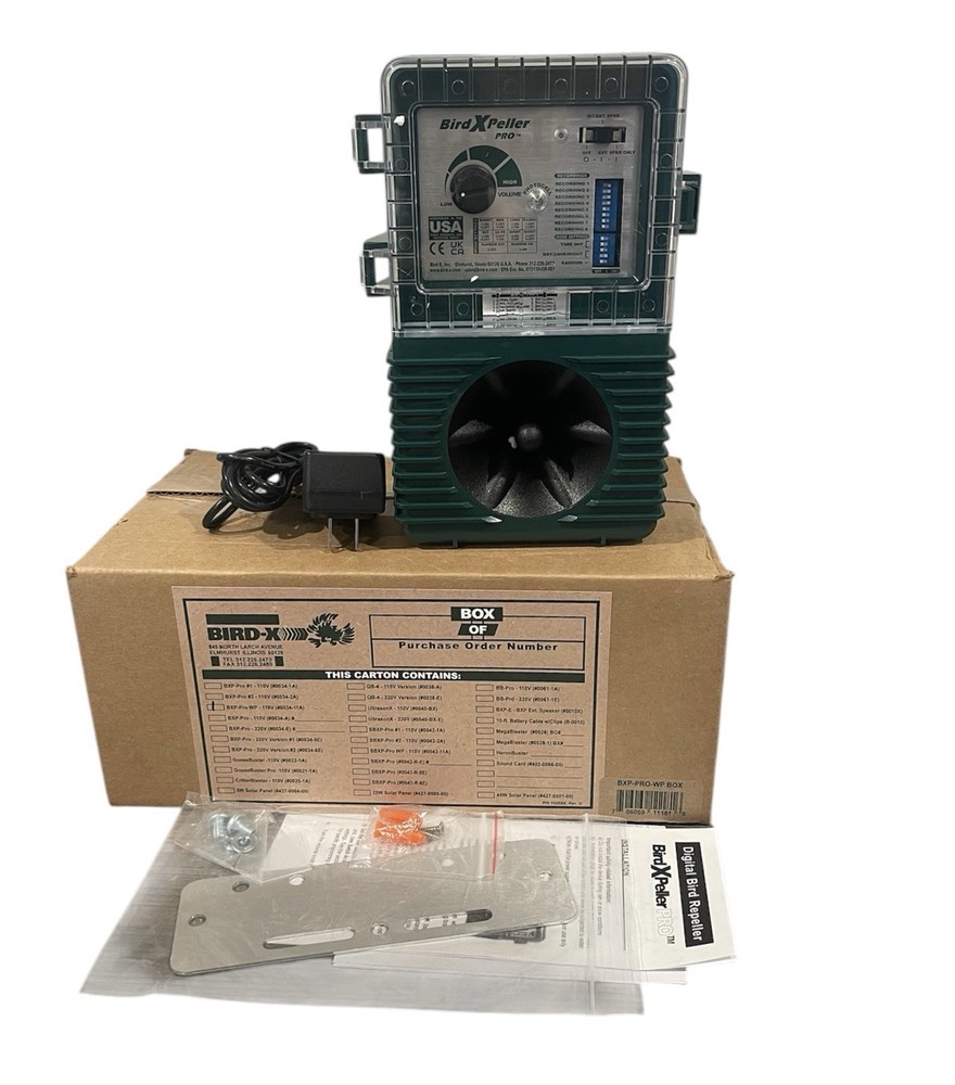 Bird-X BXP-PRO WP Woodpecker Pro Electronic Bird Repeller