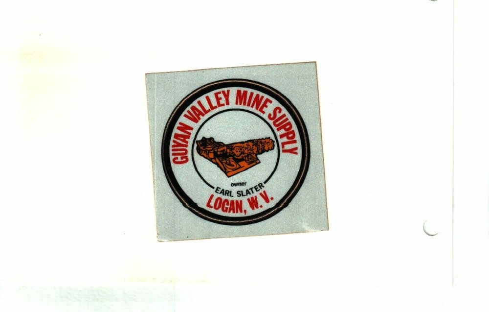 NICE Guyan Valley Mine Supply Coal Mining Sticker # 642