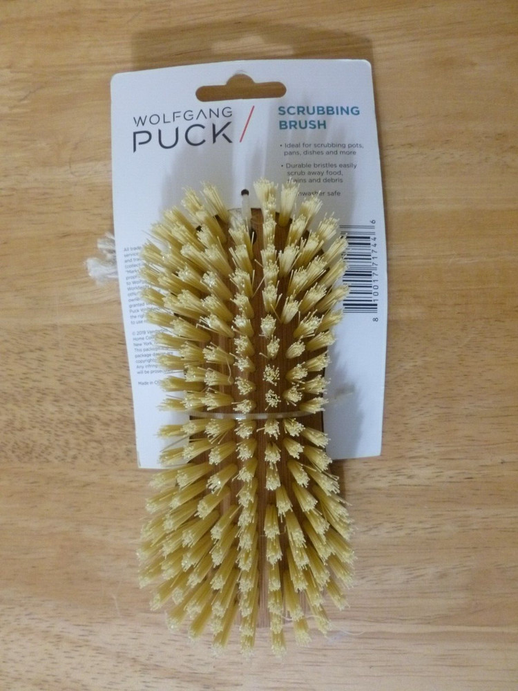 Wolfgang Puck Bamboo Kitchen Scrubbing Brush