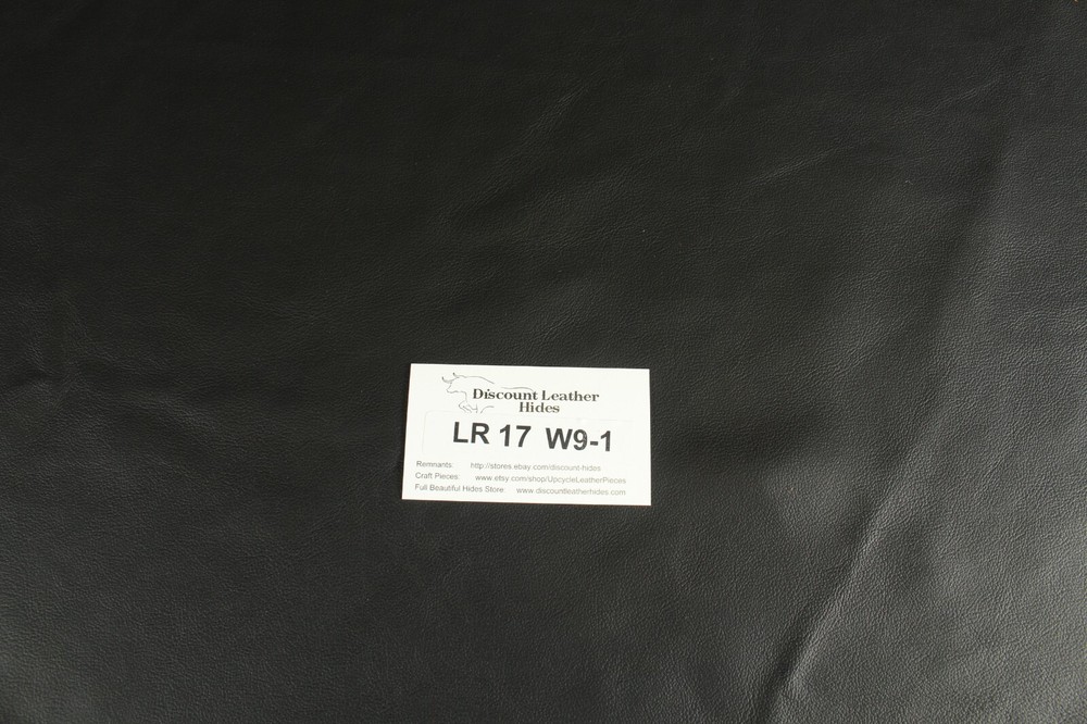 BEAUTIFUL BLACK LEATHER SMOOTH GRAIN ZE 25