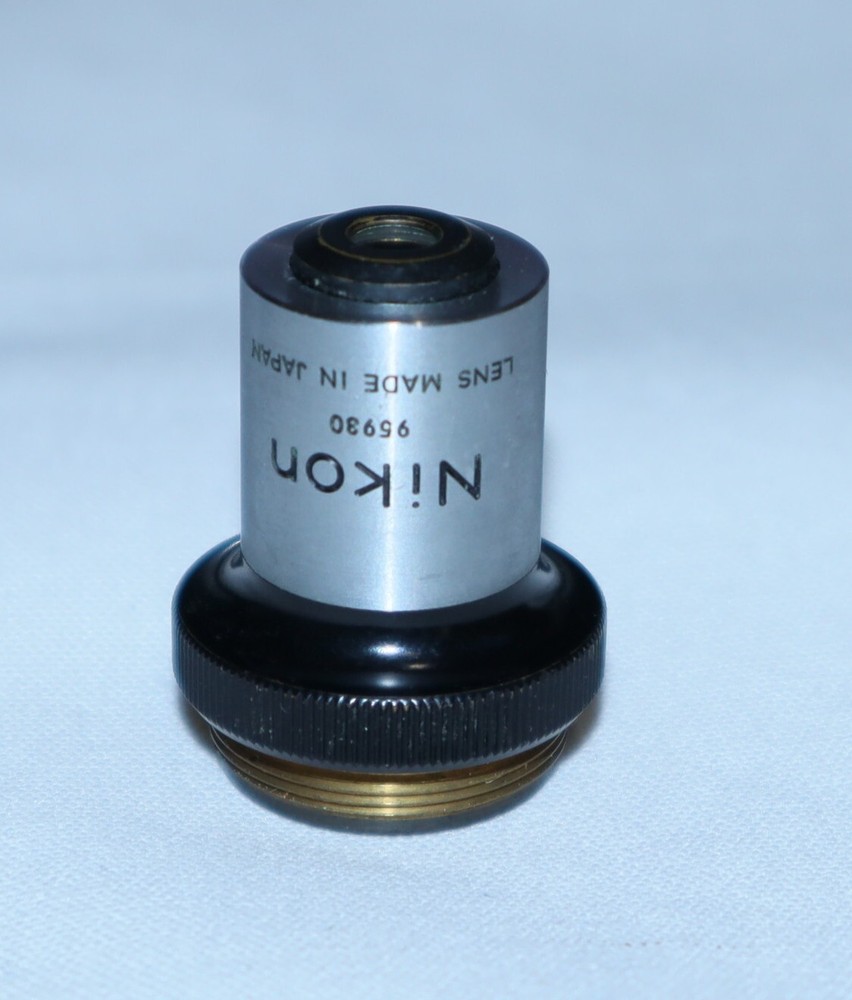 NIKON Objective | 10 0.25 Microscope Lens Made in Japan