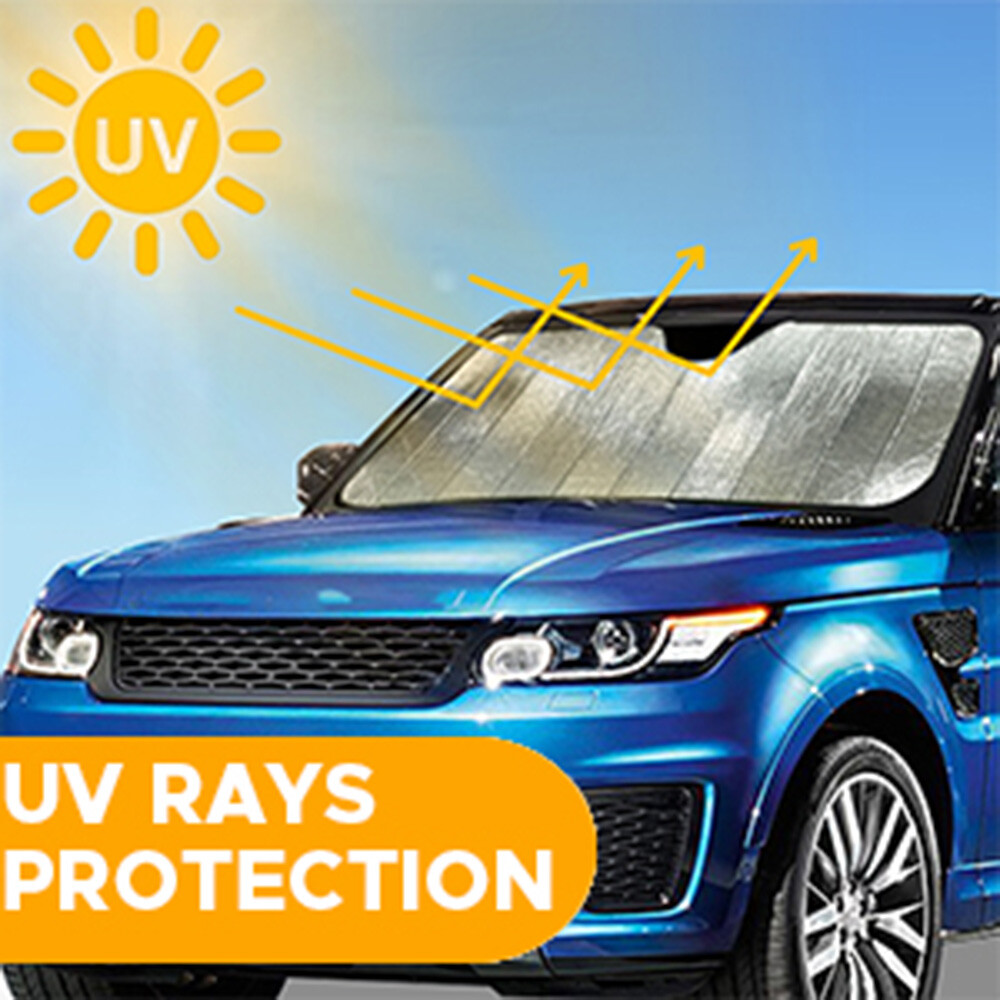 2x Foldable Car Windshield Front Window Sun Shade Cover Visor UV Block Protector