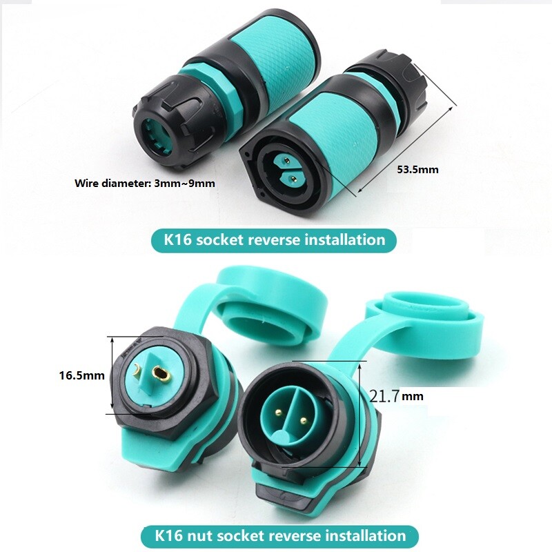 K16-H2 Core socket head R2 rear nut socket T2 square socket M2 connection socket