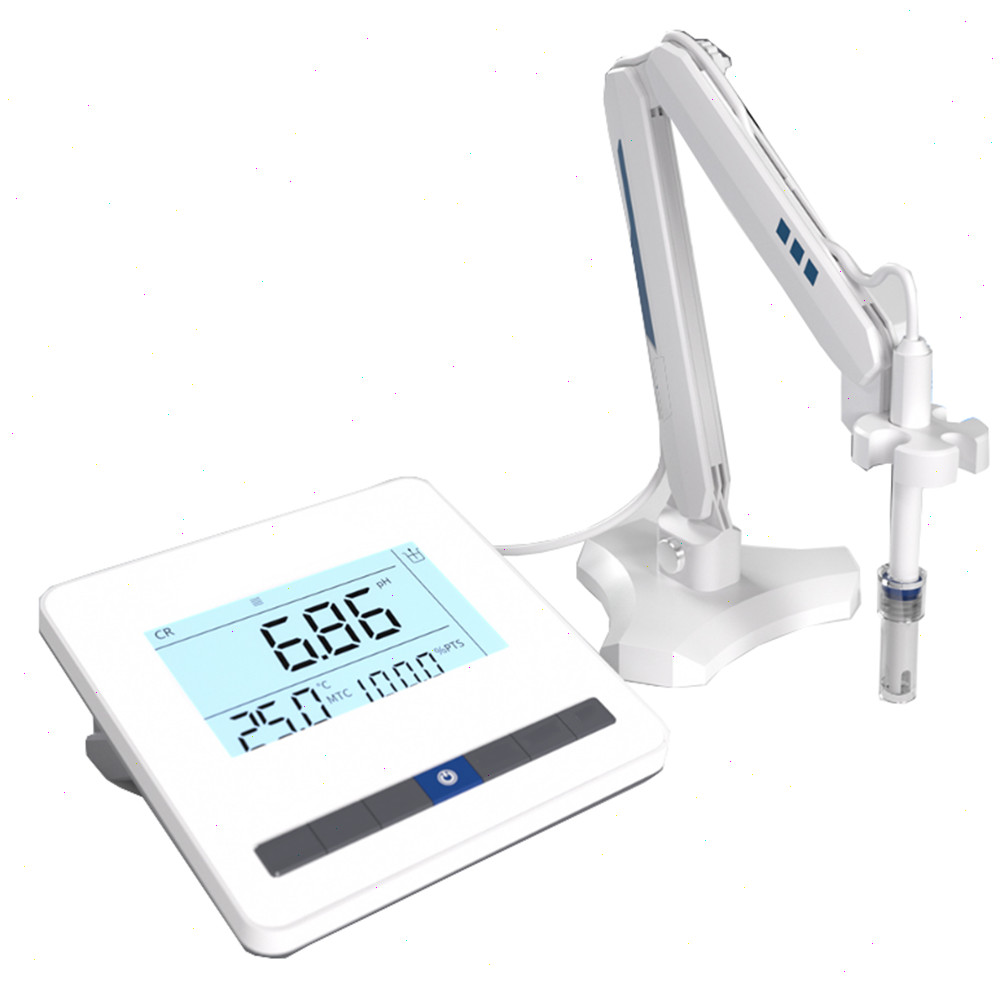 Benchtop pH Tester with PH Buffer Powder Range -999～1999mv 3 Points Calibration