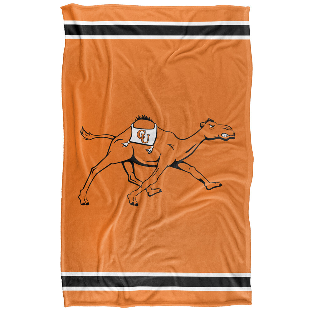 Campbell University Primary Logo Silky Touch Super Soft Throw Blanket