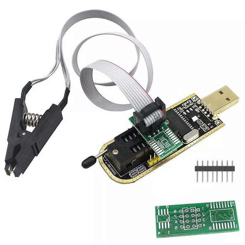 CH341A USB Programmer SOP8 Compatible with for EEPROM Programmer 24 25 Series