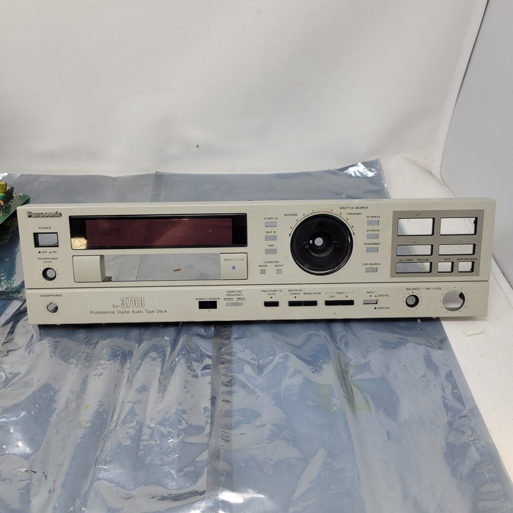 PANASONIC SV-3700 - PARTS - Front Panel- sy20