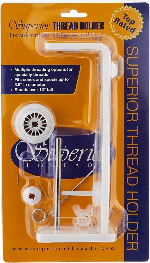 NEW! Superior Threads THRDHLDERNEW Holder Thread Stand, 15" Tall, White
