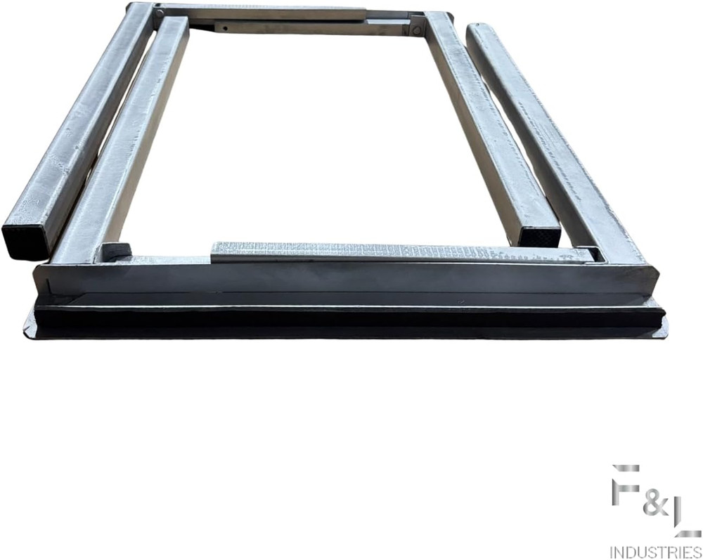 Portable 24" Heavy-Duty Foldable Air Handler Stand - Rust-Resistant Design