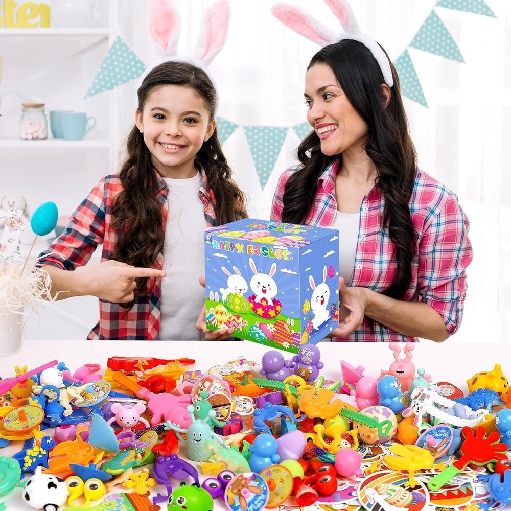 212 Pack Easter Egg Fillers for Kids, Easter Basket Stuffers Easter Egg Stuff...