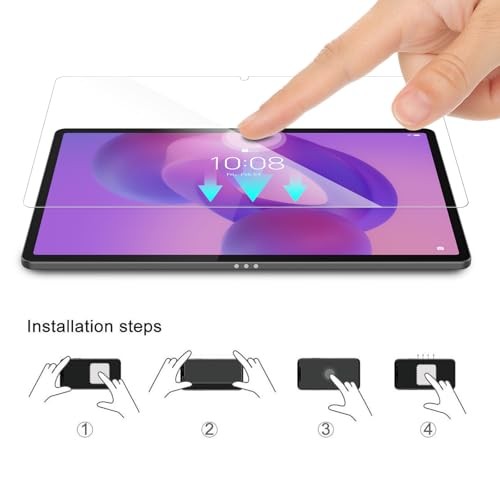2 Pack Screen Protector Compatible with Lenovo Idea Tab Plus 12.1", Case