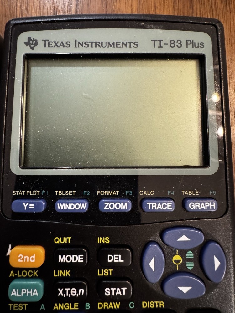 Pre Owned TI-83 Plus Texas Instruments Calculator **Untested