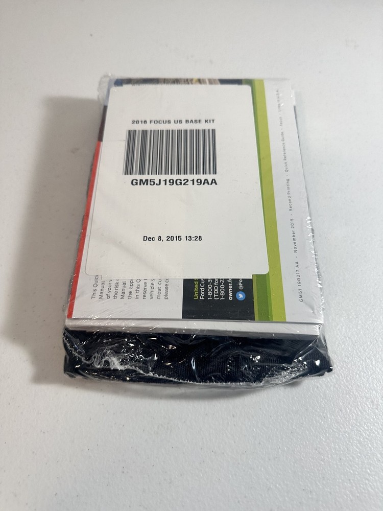 2016 Ford Focus Owner's Manuals Set