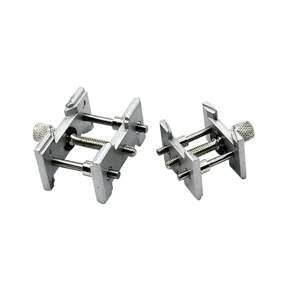 2PCS Universal 2-in-1 Watch Movement Holder Fixed Base Repair Tool Watchmaker