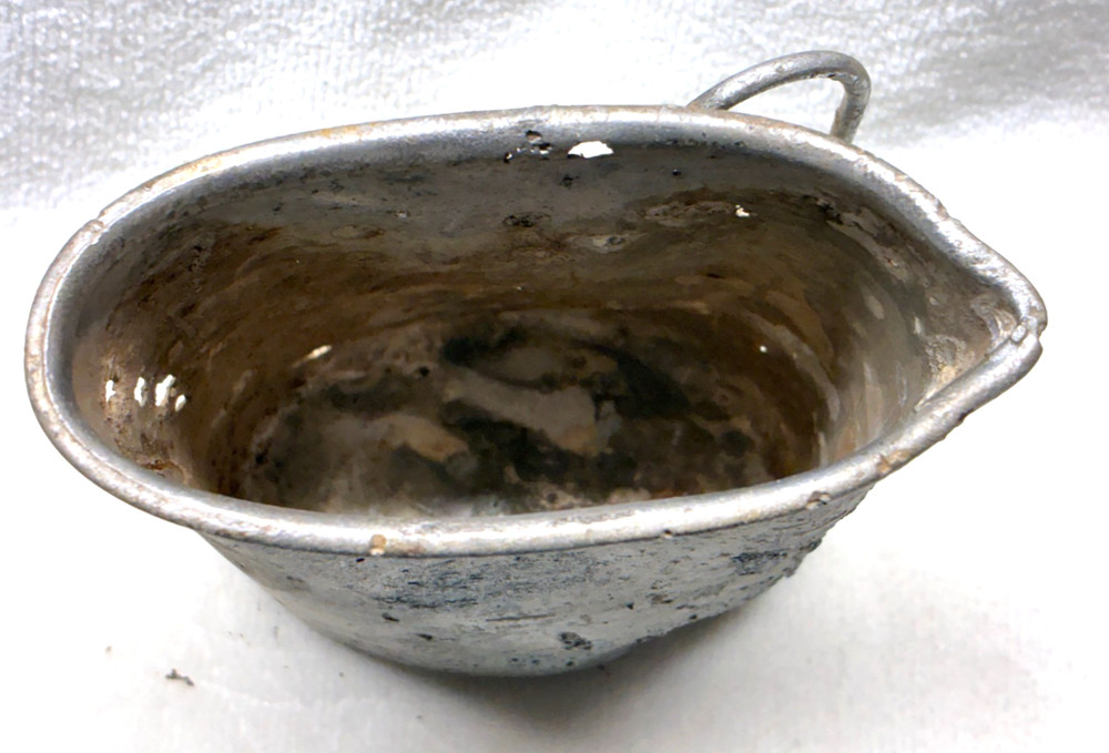 WWII German mess cup found at Normandy