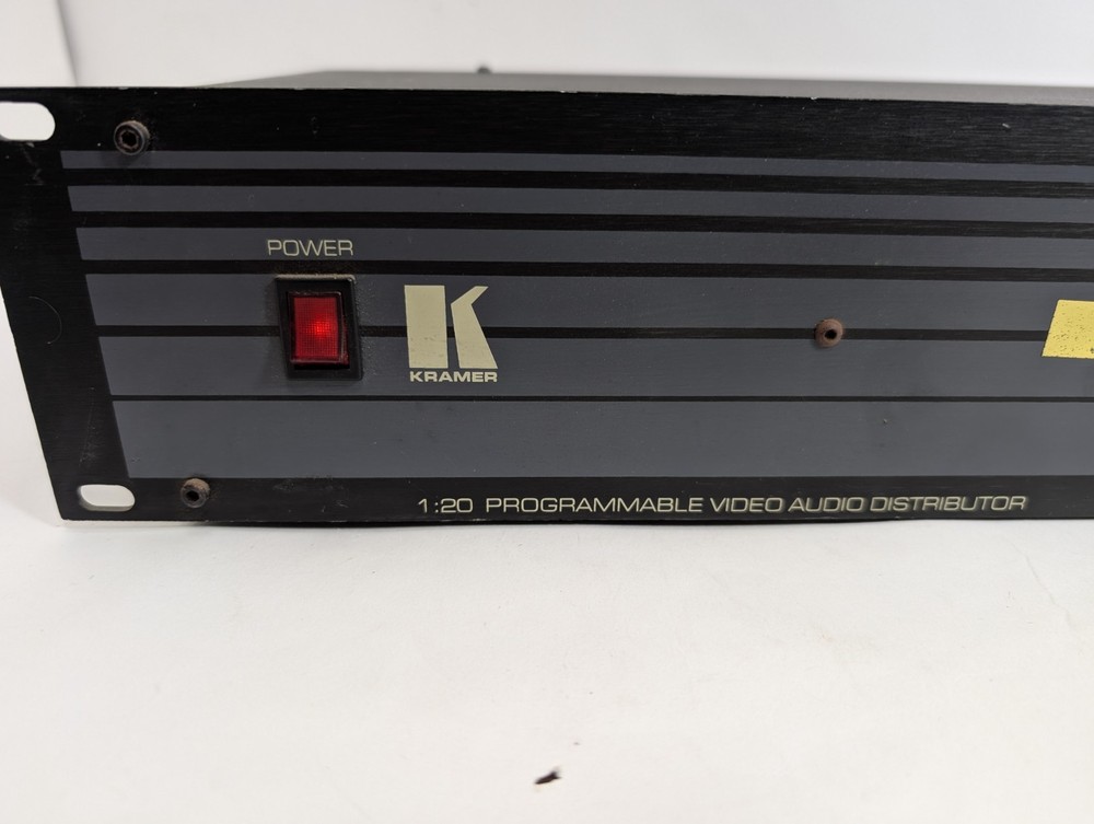 Kramer VM-20AR 1:20 Programmable Video Audio Amp Distributor UNTESTED
