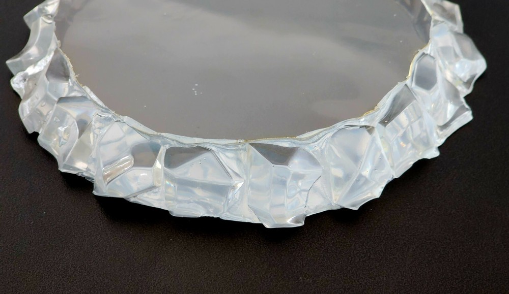 Small ICE Live Edge Coaster Silicone Mold AU